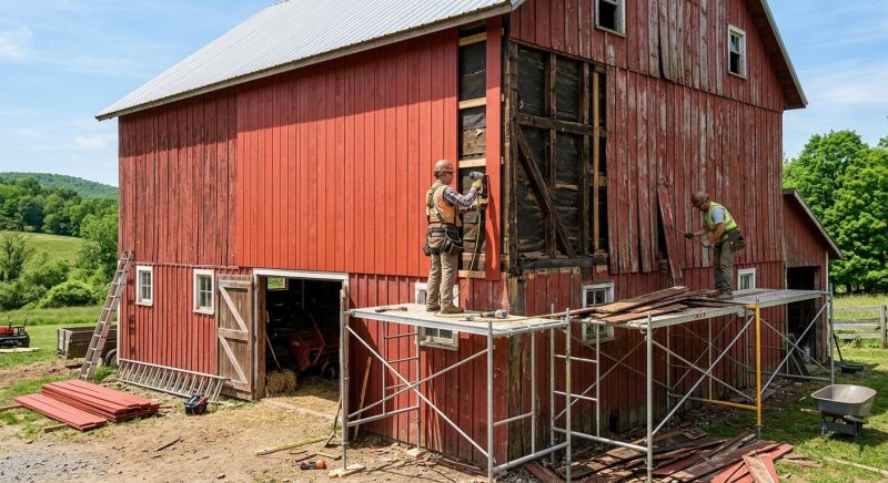 Barn Siding Replacement in Meriwether County, GA