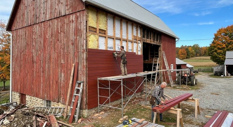 Barn Siding Replacement in Upson County, GA