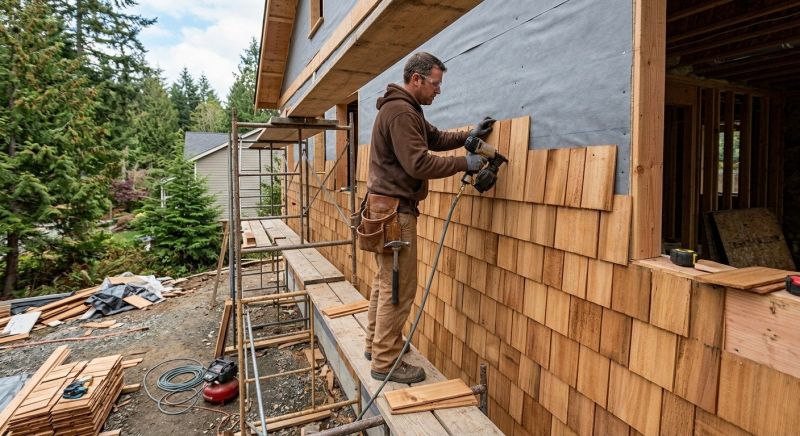 Cedar Siding Installation in Upatoi, GA