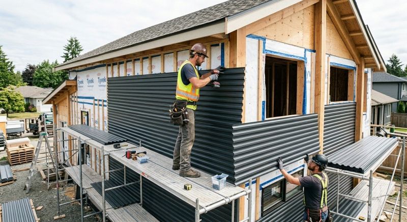 Corrugated Siding Installation in Meriwether County, GA