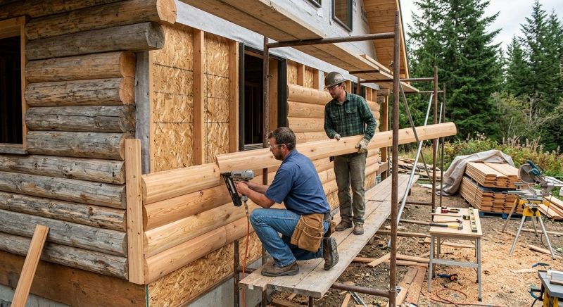 Log Home Siding Installation in Meriwether County, GA