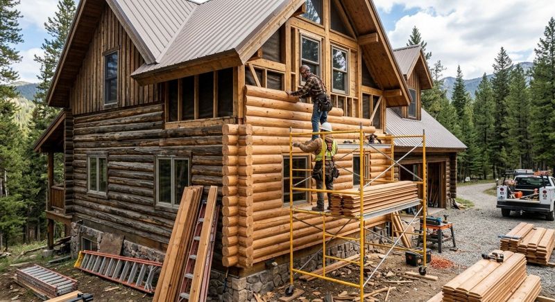 Log Siding Installation in Harris County, GA