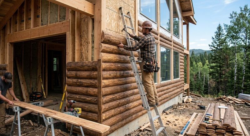 Log Siding Installation in Junction City, GA