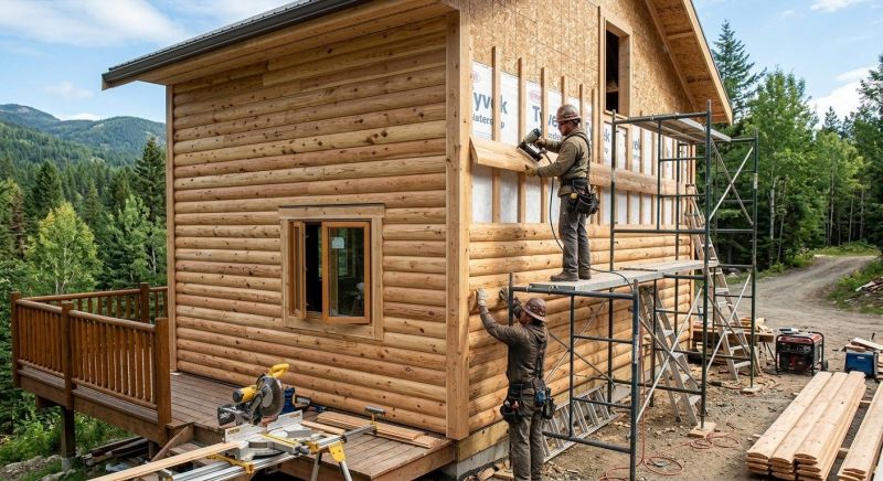Log Siding Installation in Upson County, GA