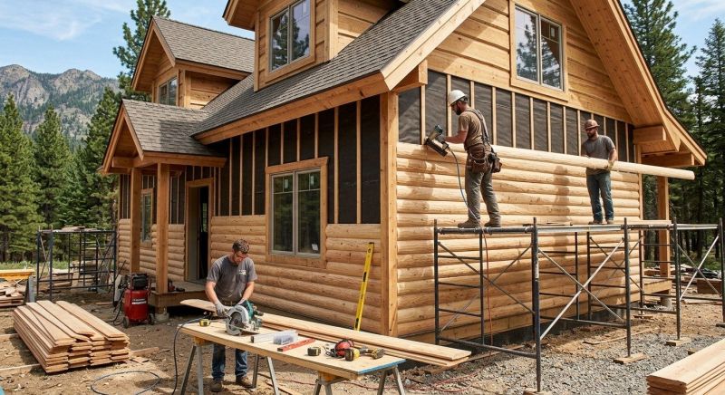 Log Siding Installation in Upson County, GA