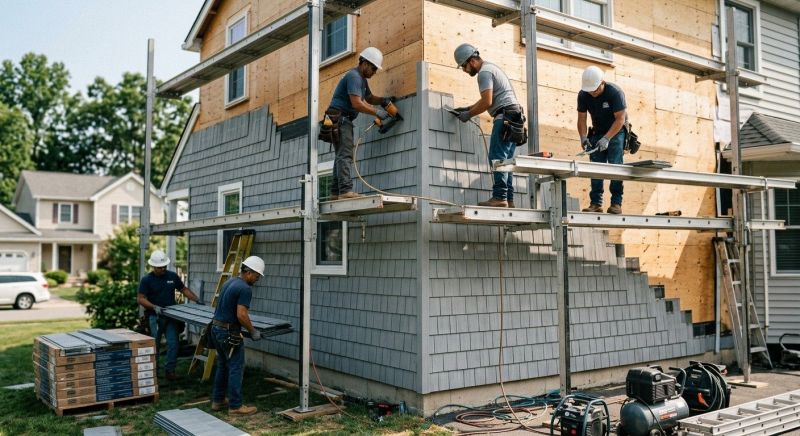 Shingle Siding Installation in Meriwether County, GA