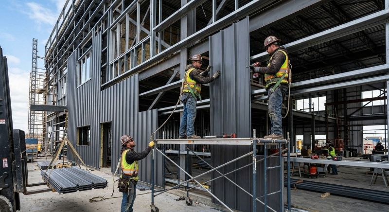 Steel Cladding Installation in Meriwether County, GA