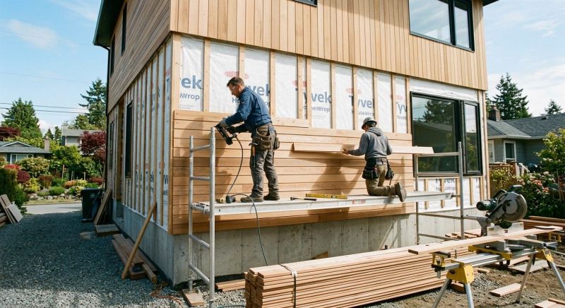Wood Cladding Installation in Junction City, GA
