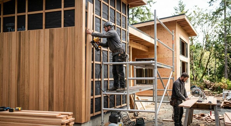 Wood Cladding Installation in Upson County, GA