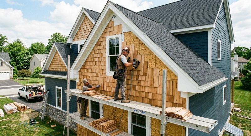Wood Shake Siding Installation in Meriwether County, GA